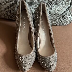 Aldo Women's Sparkling Brown Heels